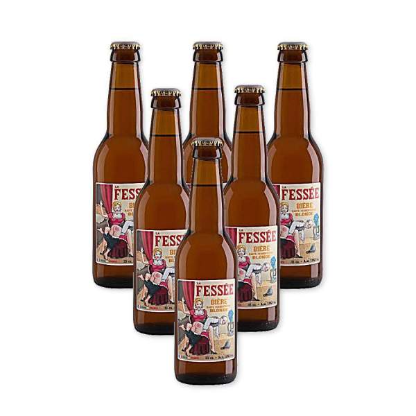 Fessée bière blonde 7.2° 33cl par 6