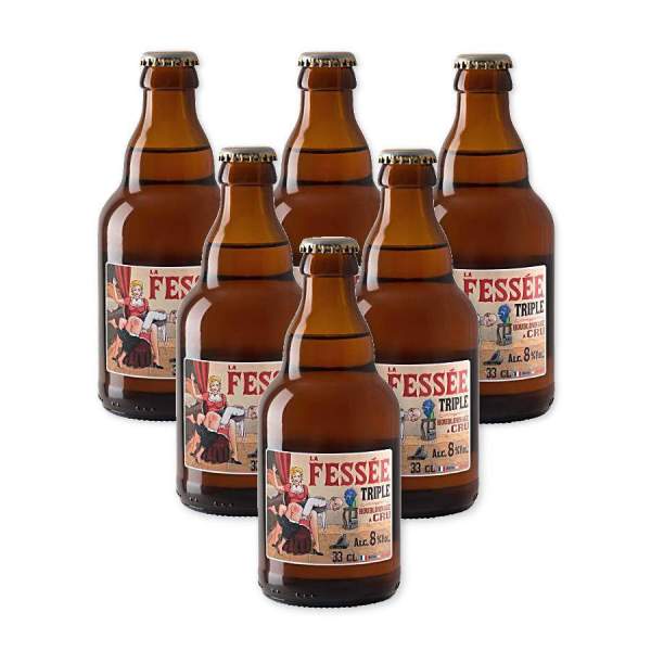 Fessée triple bière blonde 7.2° 33cl par 6