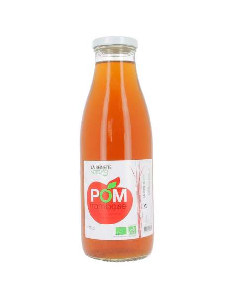 Jus de pomme framboise bio 75cl