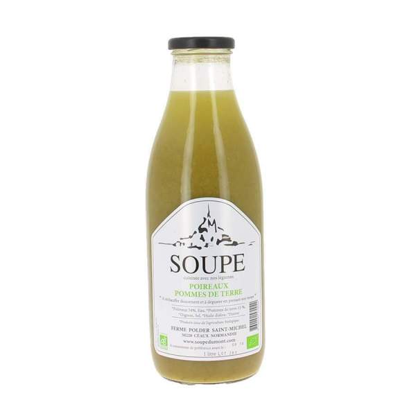 Soupe poireaux et pommes de terre bio 1 L