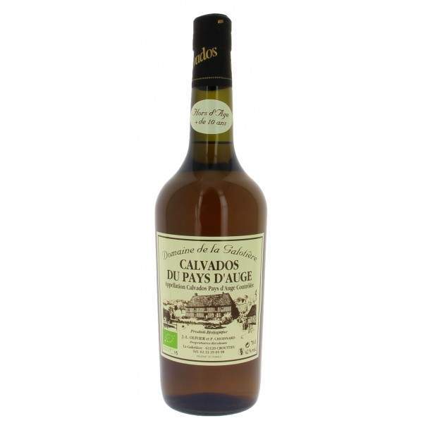 Calvados Hors d'âge bio La Galotière 70cl 42%vol