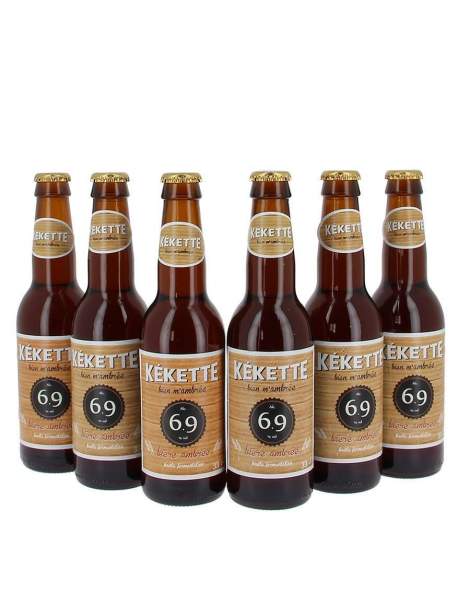 Kékette bière ambrée 6.9° 33cl par 6