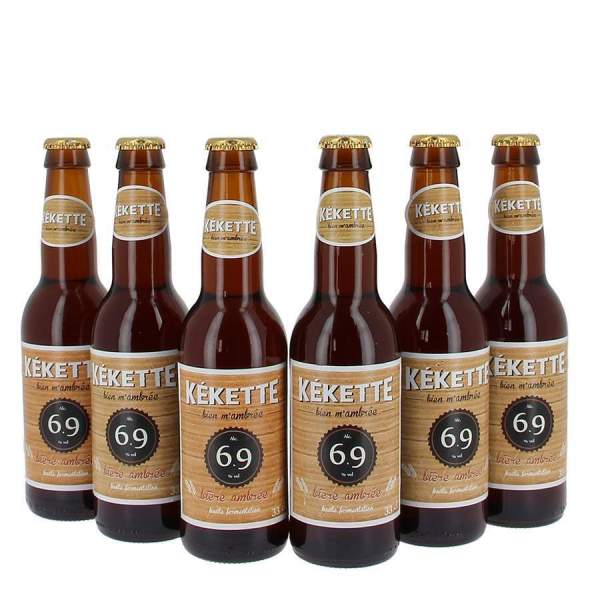 Kékette bière ambrée 6.9° 33cl par 6