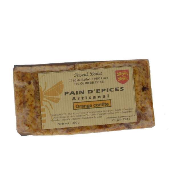 Pain d'épices à l'orange confite 275g