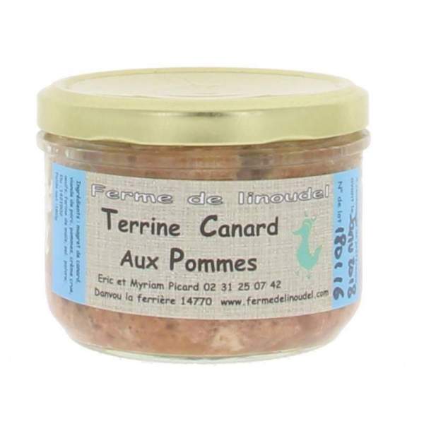 Terrine canard aux pommes 180 gr