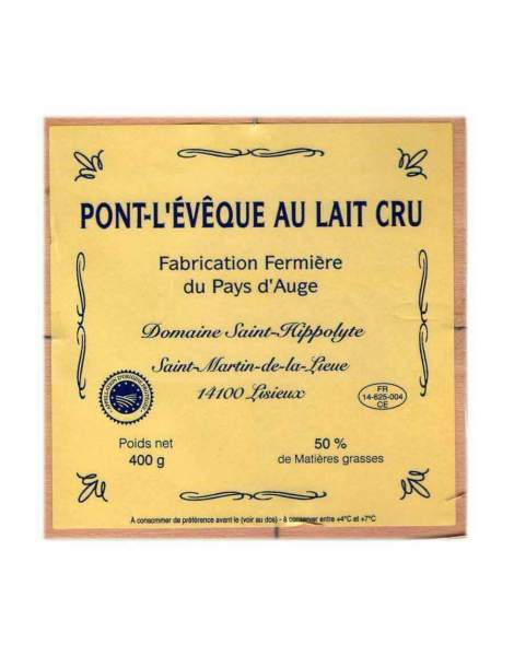 AOC Pont-L'Evêque Fermier ST HIPPOLYTE 400g