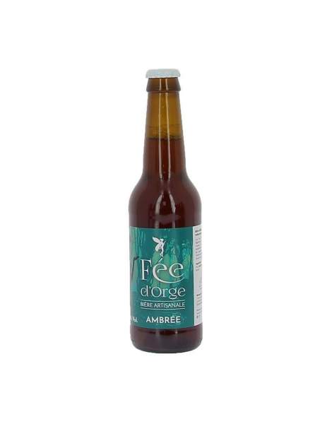 Bière ambrée Fée d'Orge 6.2% 33cl