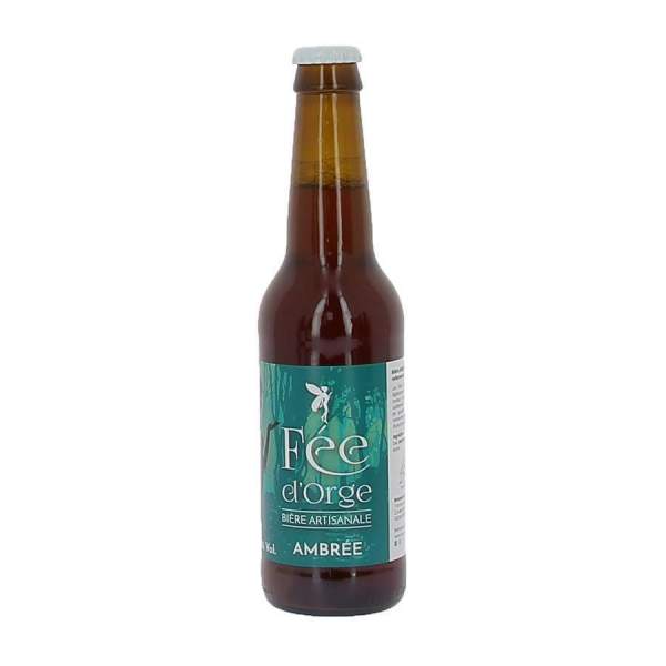 Bière ambrée Fée d'Orge 6.2% 33cl