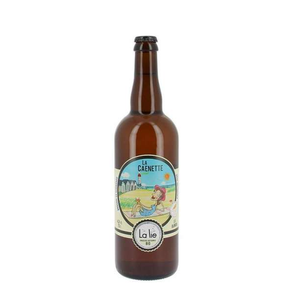 Bière de la Lie blanche la Caennette 4.5% 75cl