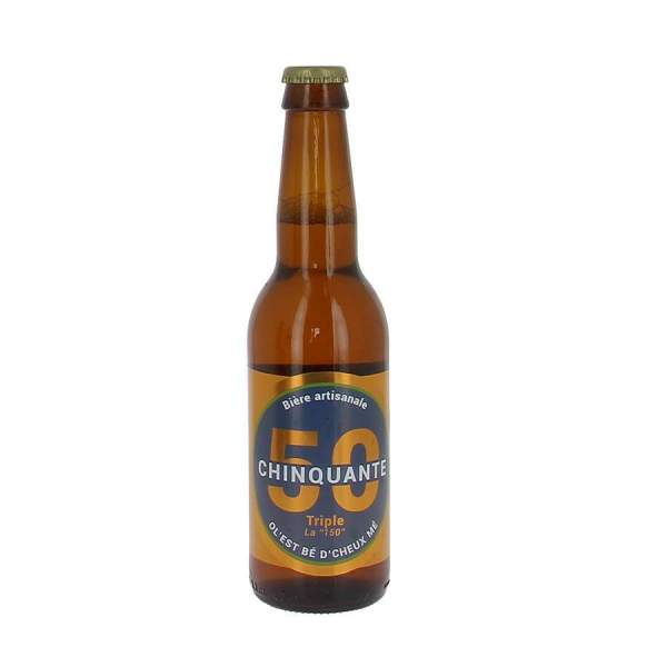 Bière La chinquante triple 8% 33cl
