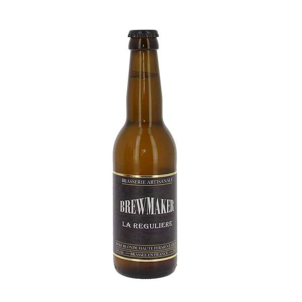 Bière blonde la régulière brewmaker 5.5% 33cl