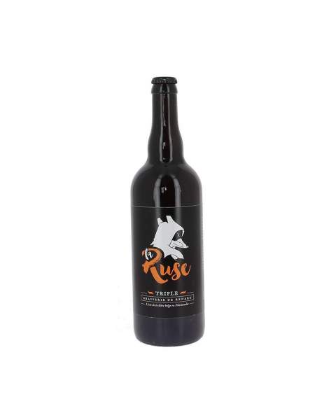 Bière triple La ruse 7.6% 75cl