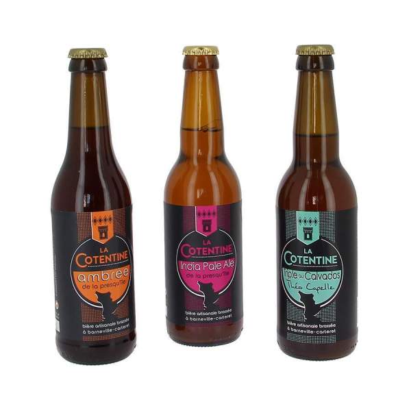 Pack découverte bières Cotentine 3*33cl