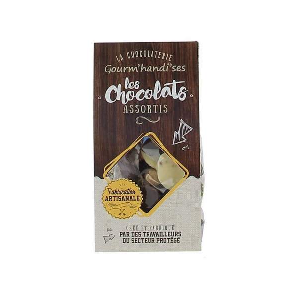 Les chocolats assortis Gourm'handi'ses 100g