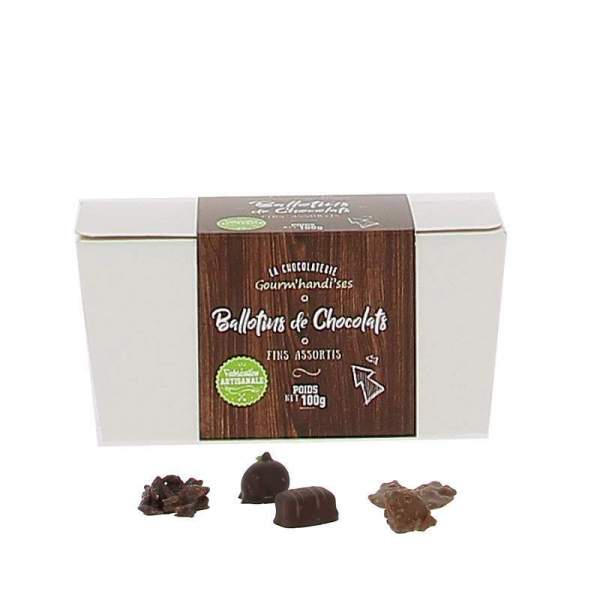 Ballotins de chocolats 100g Gourm'handises