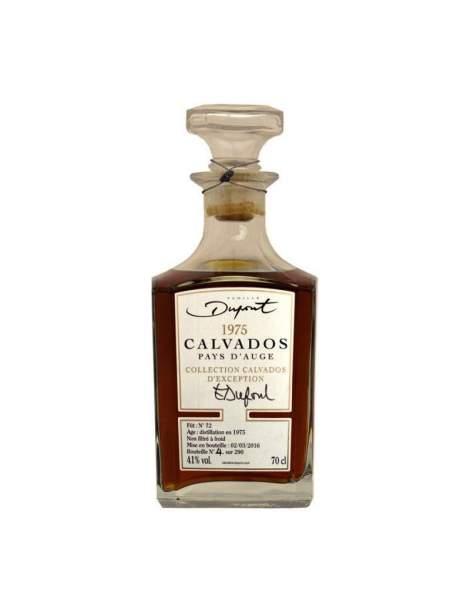 Carafe Calvados millésime 1975 Dupont 42%vol 70cl