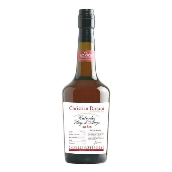 Calvados fût de Porto 5 ans Drouin 45% 70cl