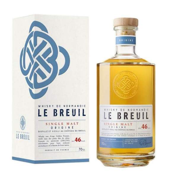 Whisky Origine Château du Breuil - Whisky français et normand 46% 70cl