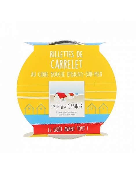 Rillettes de carrelet au cidre bouché - Les p'tites cabines 90g
