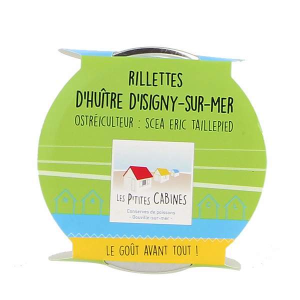Rillettes d'huitre d'Isigny sur mer - Les p'tites cabines 90g