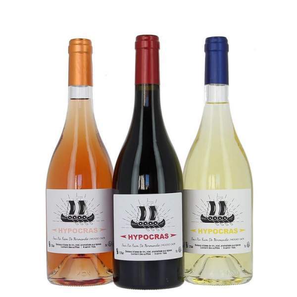 Vins Hypocras assortiment 3*75cl 13.5%