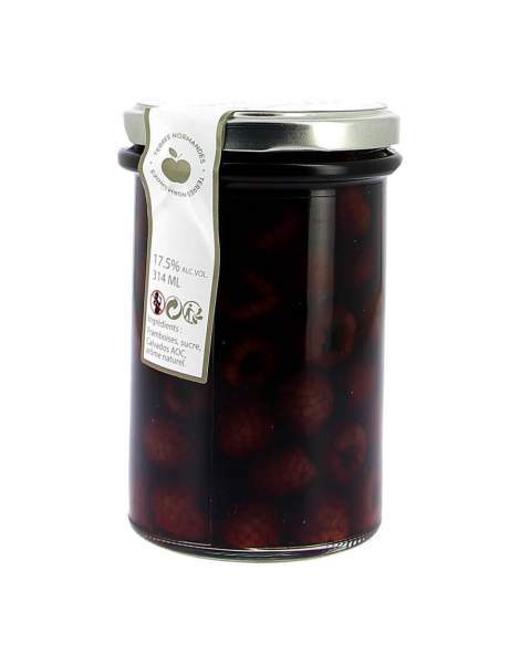 Framboises au calvados 31,4cl Les roubignôles Terres normandes