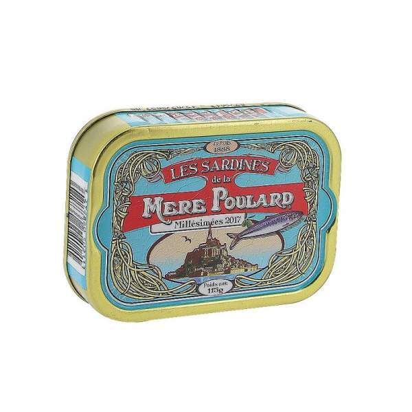 Sardines millésimées à l'huile d'olive Mère Poulard 115g