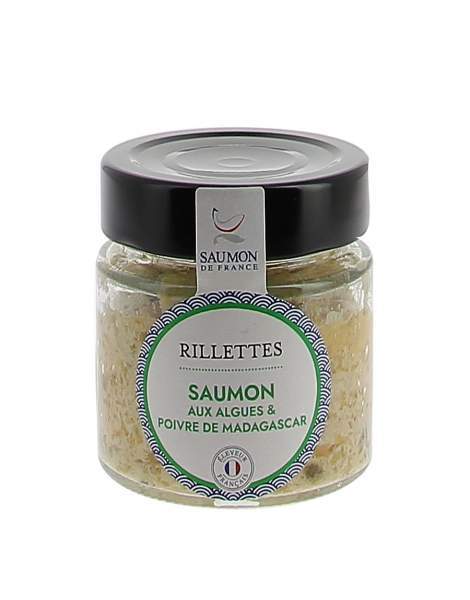 Rillettes de Saumon de Cherbourg algues et poivre de Madagascar