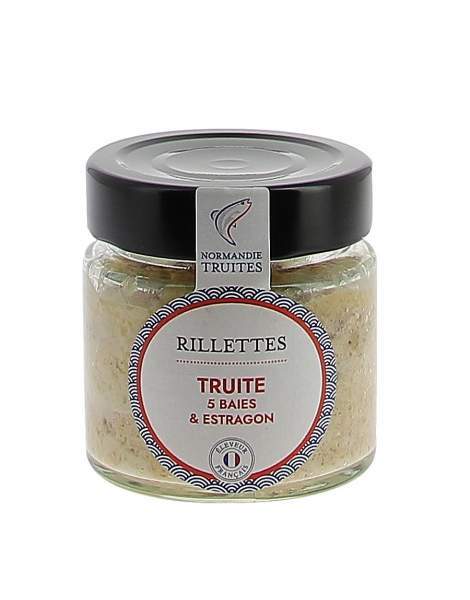 Rillettes de truite de Normandie 5 baies et estragon