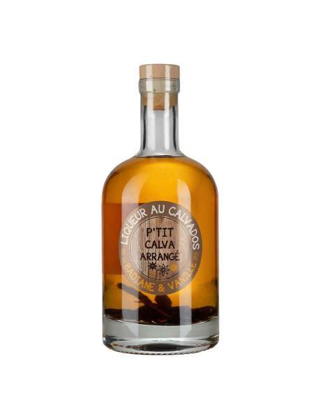 P'tit Calva arrangé badiane-vanille 24%vol 50cL