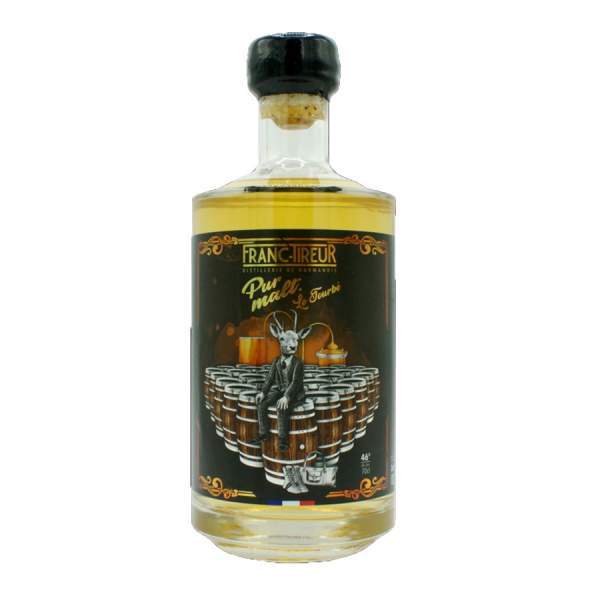 Whisky pur malt "Le Tourbé" Franc-Tireur 70cl 46%