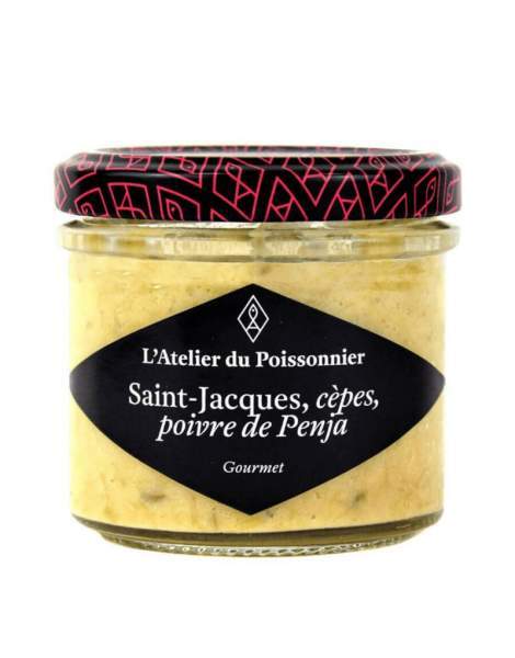 St Jacques, cèpes et poivre de penja 125g