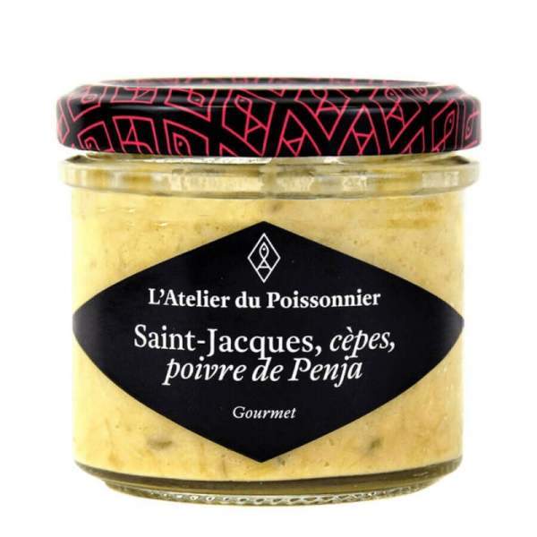 St Jacques, cèpes et poivre de penja 125g