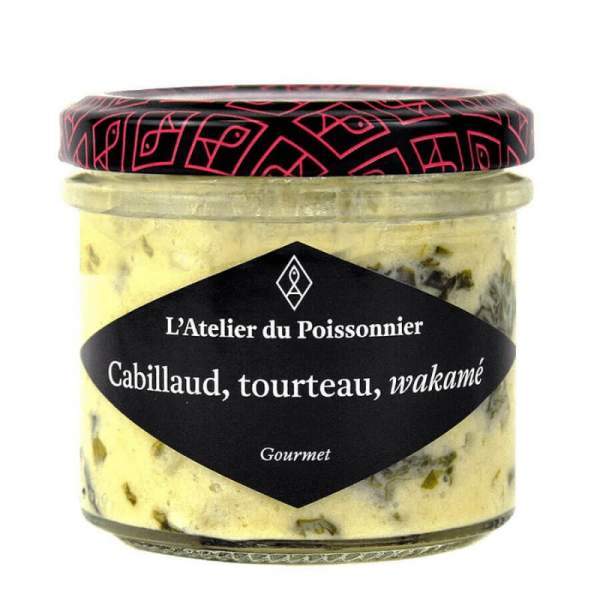 Tartinable de cabillaud, tourteau, wakamé 90 gr