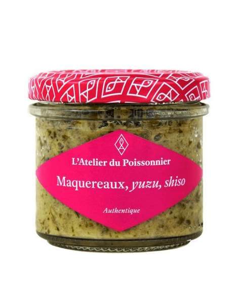 Rillettes maquereau, yuzu, shizo 90 gr