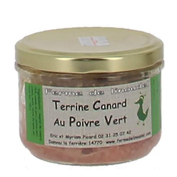 Terrine de canard au poivre vert 180 gr