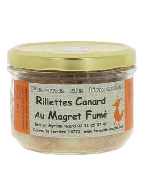 Rillettes canard au magret fumé 180 gr