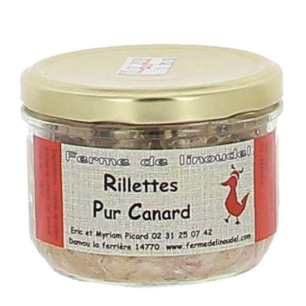 Rillettes pur canard 180 gr