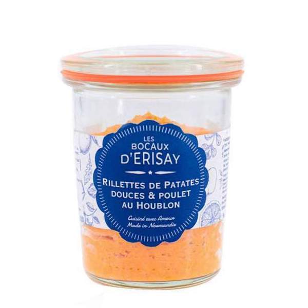 Rillettes de patates douces et poulet au houblon 100g