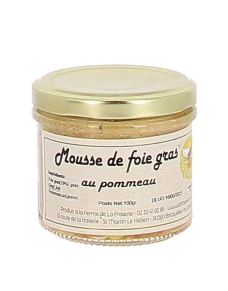Mousse de foie gras au pommeau 100g - Fraserie