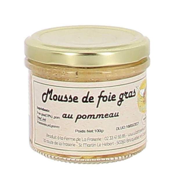Mousse de foie gras au pommeau 100g - Fraserie