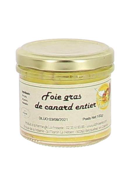 Foie gras de canard entier conserve 180g - Fraserie