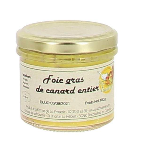Foie gras de canard entier conserve 180g - Fraserie