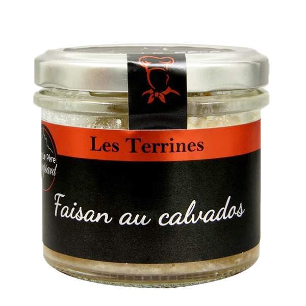 Terrine de faisan au Calvados Roupsard 180g