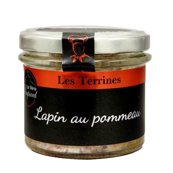 Terrine au Lapin et pommeau Roupsard 180g