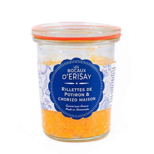 Rillettes de potiron et chorizo maison 100g