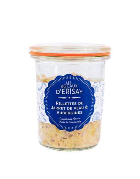 Rillettes de jarret de veau et aubergines 100g