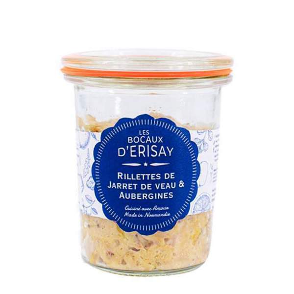 Rillettes de jarret de veau et aubergines 100g