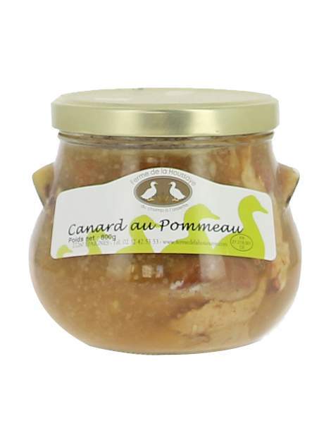 Canard au Pommeau de la Ferme de la Houssaye. Plat cuisiné en conserve 750g