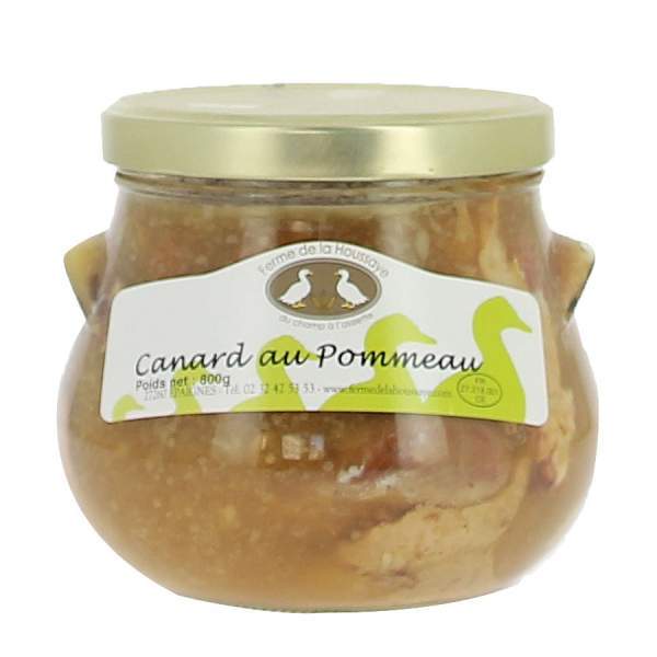 Canard au Pommeau de la Ferme de la Houssaye. Plat cuisiné en conserve 750g